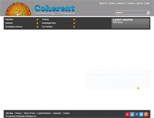 Tablet Screenshot of coherentgroup.com
